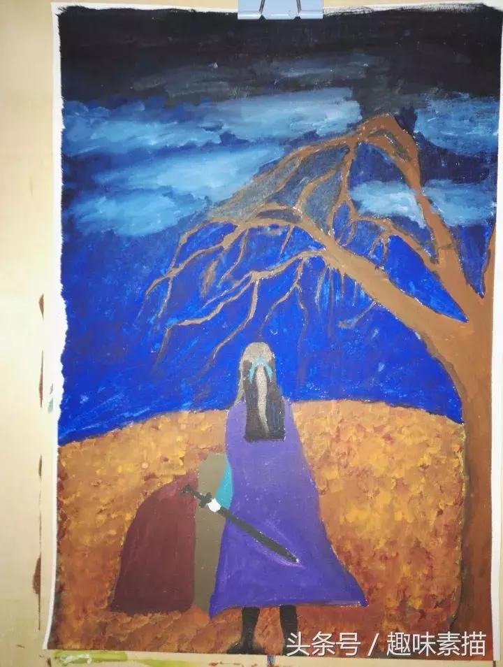 “老师你看我画得怎么样？”“你是魔鬼吗？滚！”