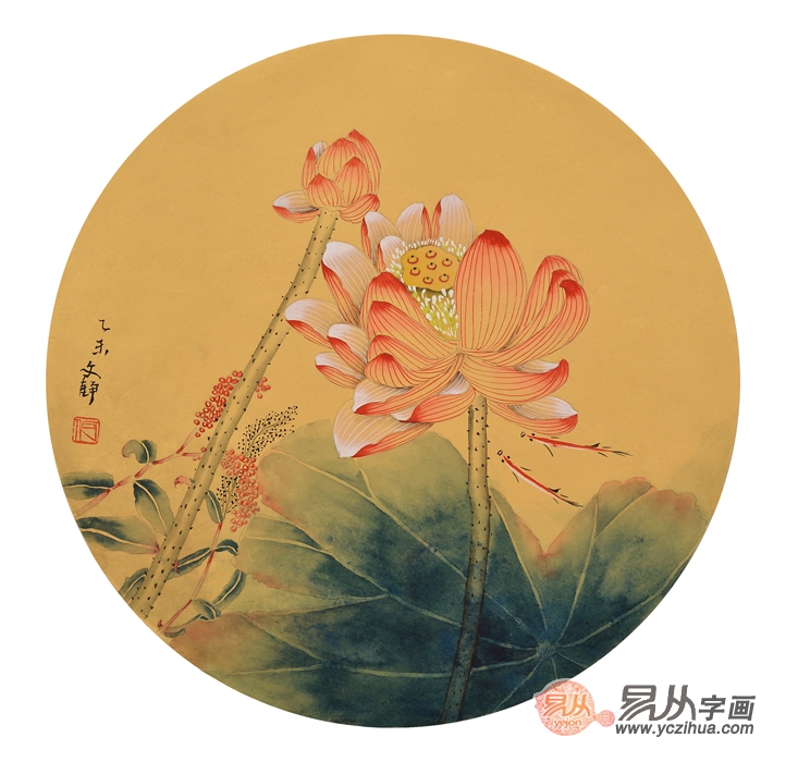 何文峥人物画欣赏,何文铮画写意花鸟