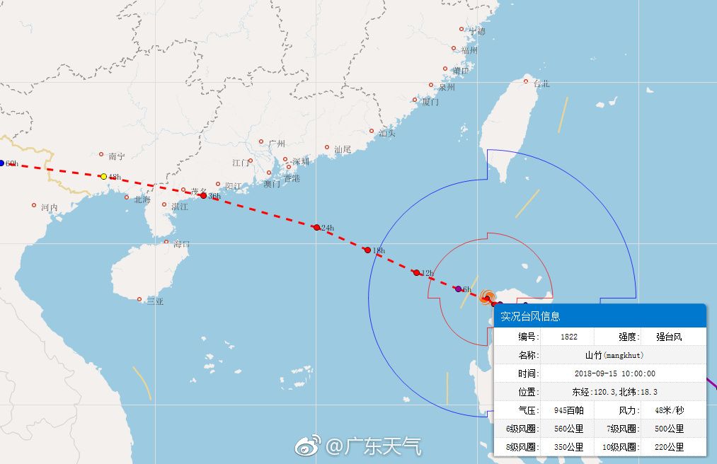 台风红色预警信号山竹,台风山竹发布预警