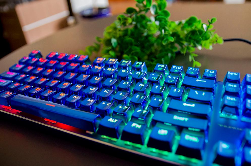 雷神蓝血人k750t-d灯效,雷神键盘k750蓝血人多少钱