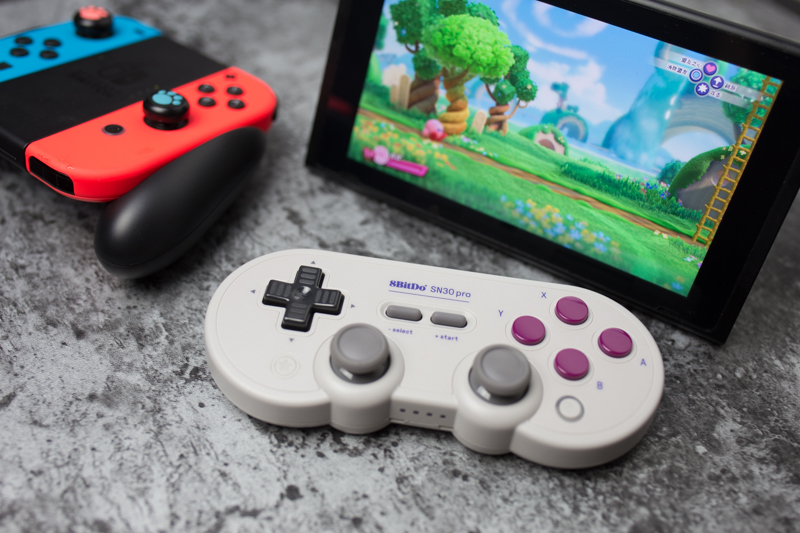 switch手柄八位堂复古手柄评测,switch良值三代分体手柄评测