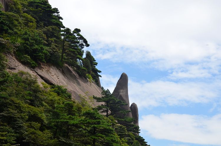 八月的黄山风景,独一无二的一品黄山