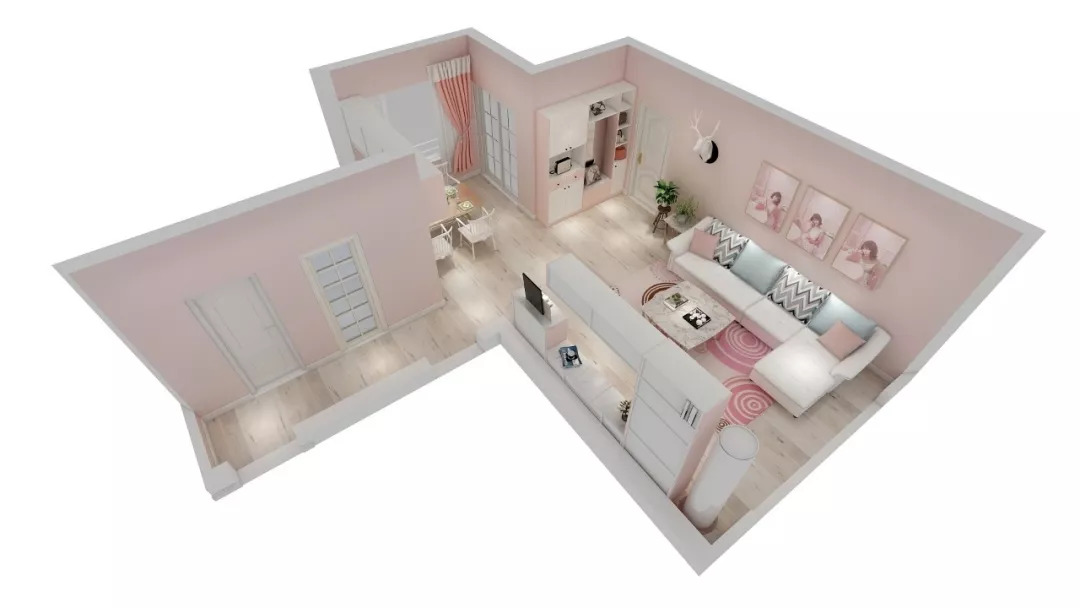 暖色系新中式轻奢混搭设计,中西混搭风格的设计