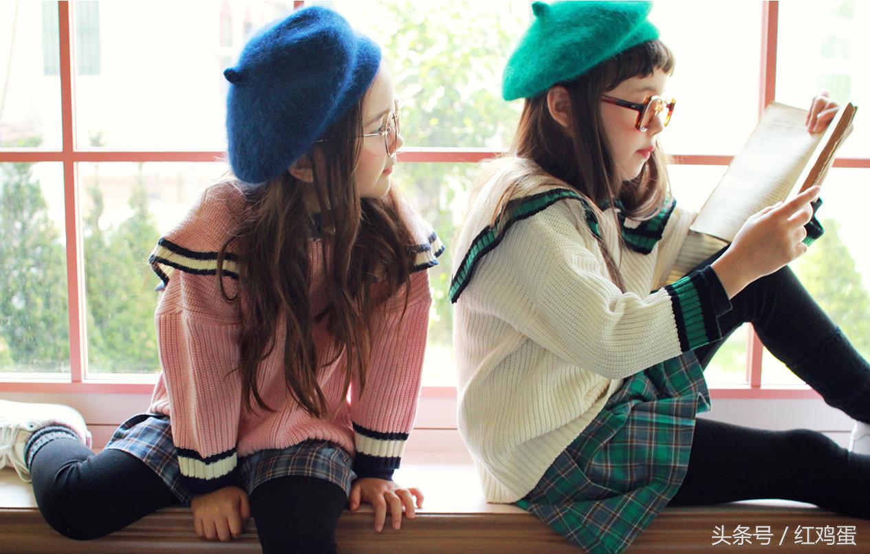 韩国冬款女童套装,韩国女童6-12岁套装潮流