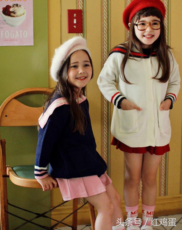韩国冬款女童套装,韩国女童6-12岁套装潮流