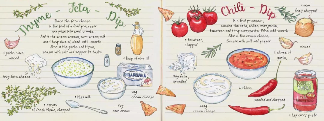 至尊美味还是黑暗料理，这些食谱画的倒是好看，你敢试？