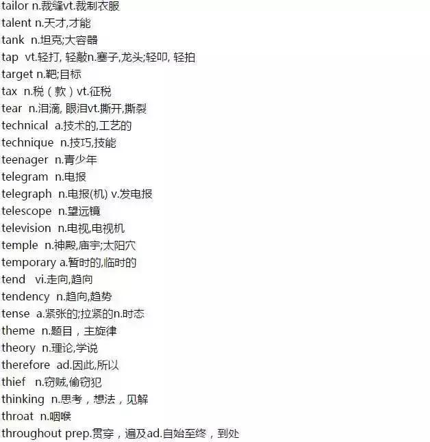 2019高考英语985个考试大纲核心词汇！学霸已经开始背了！