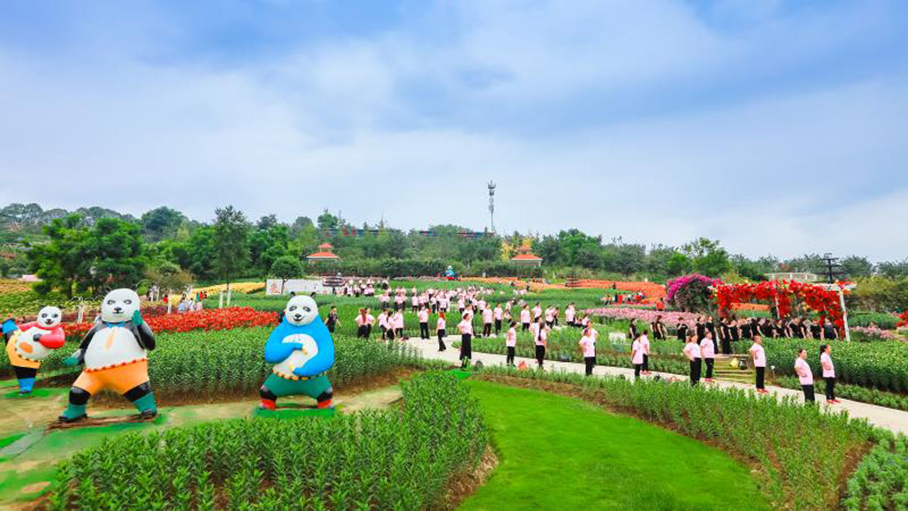 920就爱你自己，成都漫花千人广场舞展演启动