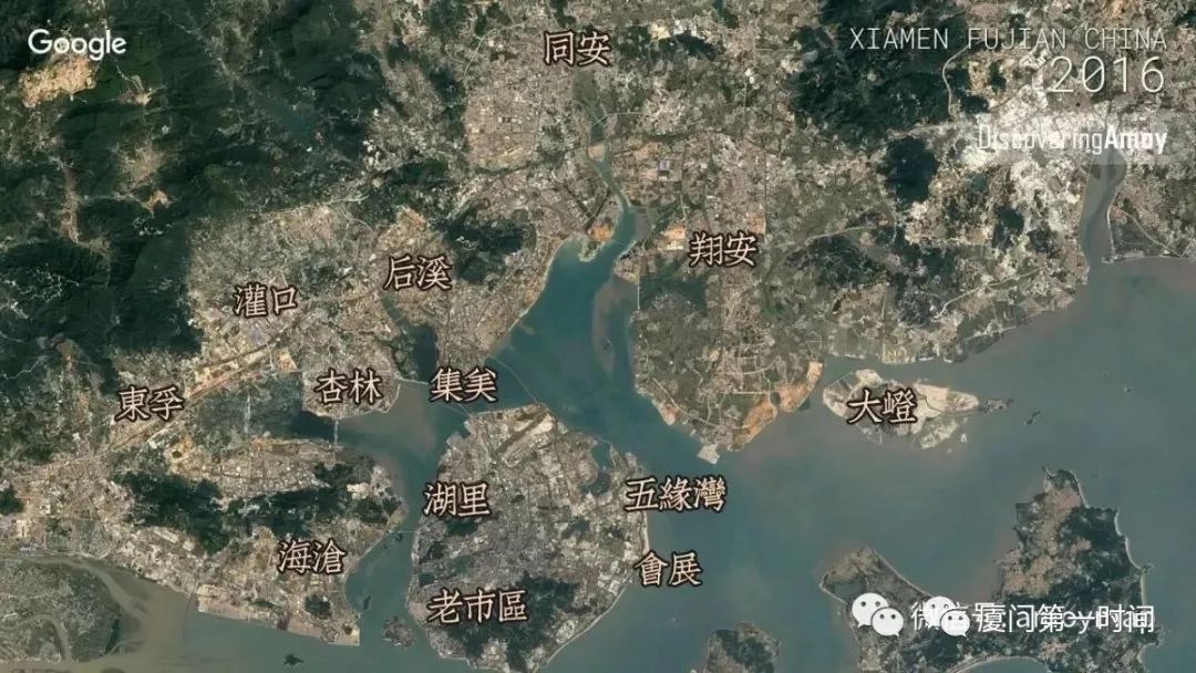 金门和厦门大对比,一个灯火通明一个黑灯瞎火