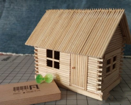 用牙签制作精美小木屋的视频,如何用牙签做成小木屋教程