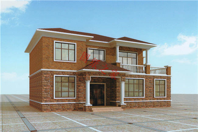 50套农村两层别墅效果图,十款经典农村二层半别墅效果图