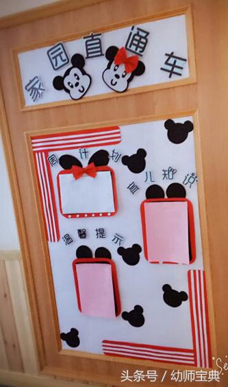 幼儿园家园联系栏布置米奇,幼儿园大班家园栏创意布置北欧风