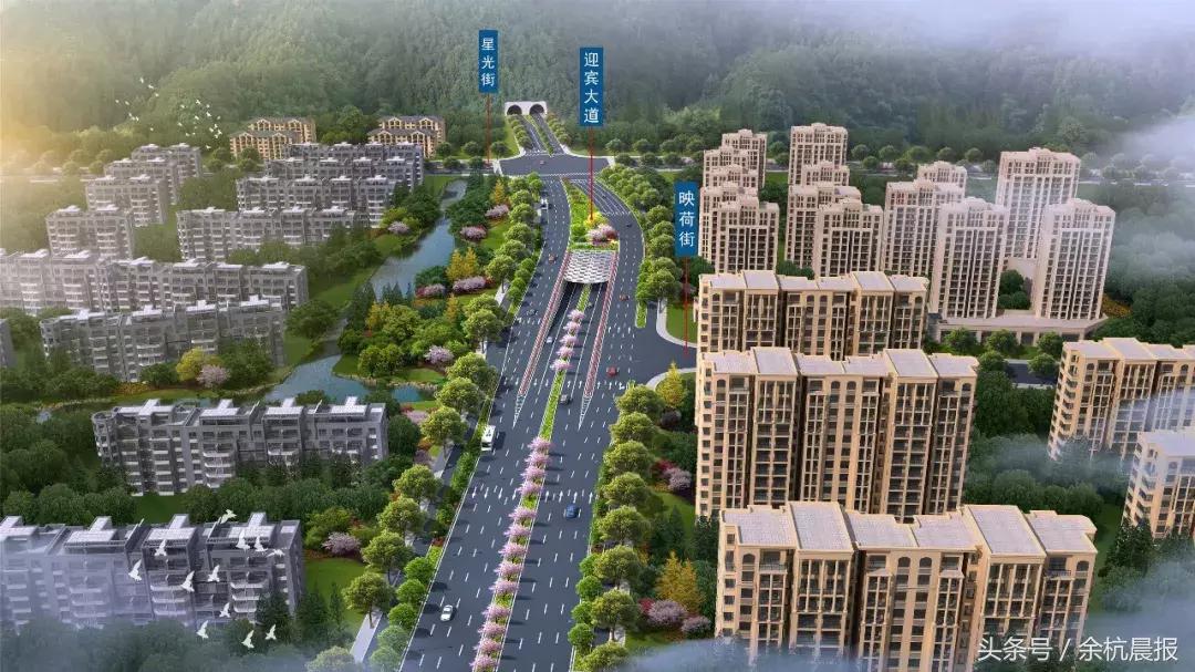 临平路南北通道匝道出入口,又一条隧道开通了吗