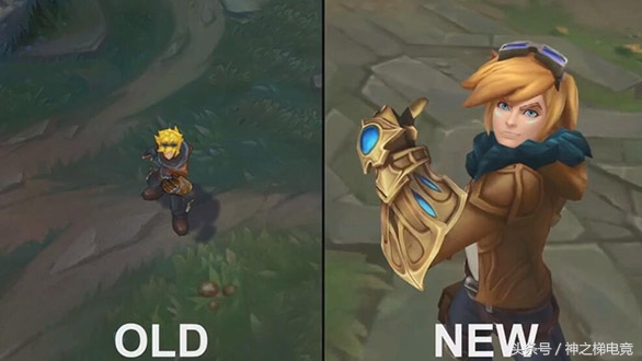 天天趣闻：EZ新老模型大对比W技能重做特效更新