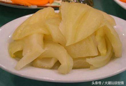 潮汕杂咸有哪些,潮汕人一碗白粥配多少杂咸