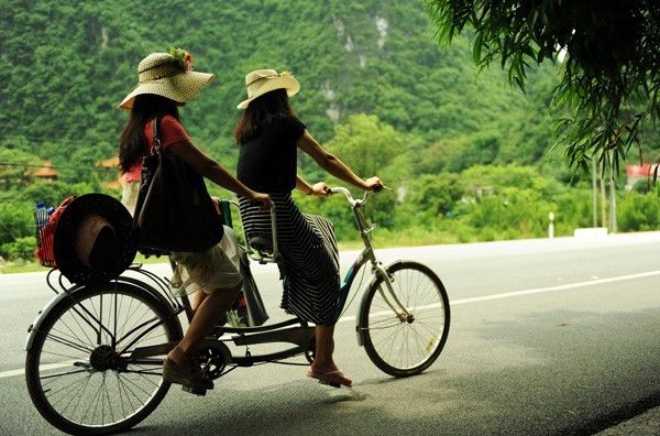 广西旅游龙脊梯田六月,嗨皮士皖南旅游