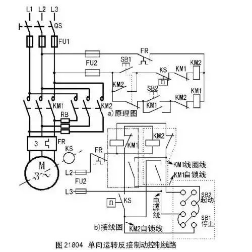 电机正反转控制线路图梯形图,步进电机接线方法和控制线路图