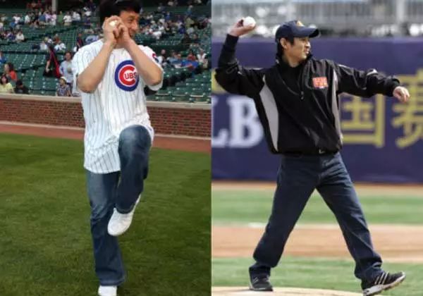 王源班小松打棒球,王源美职棒球赛发球