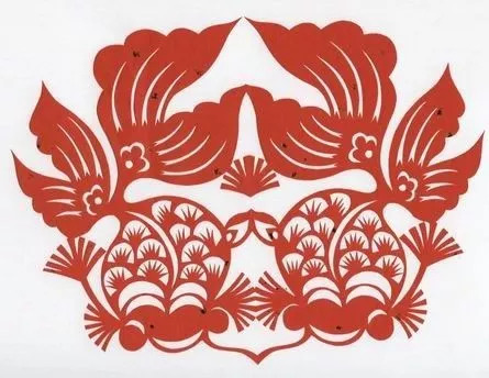 民间剪纸艺术冰墩墩,中国民间剪纸艺术基本步骤和流程