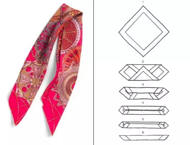 秋天丝巾防寒各种围法,时髦精都在学的几种系法丝巾教程