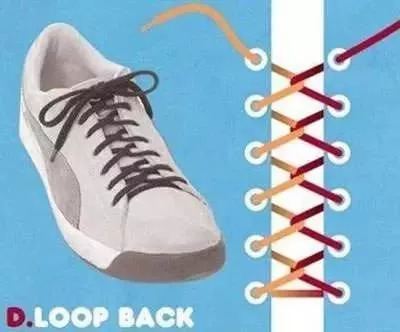 圆绳鞋带系法慢动作教程,鞋带的24种系法运动鞋