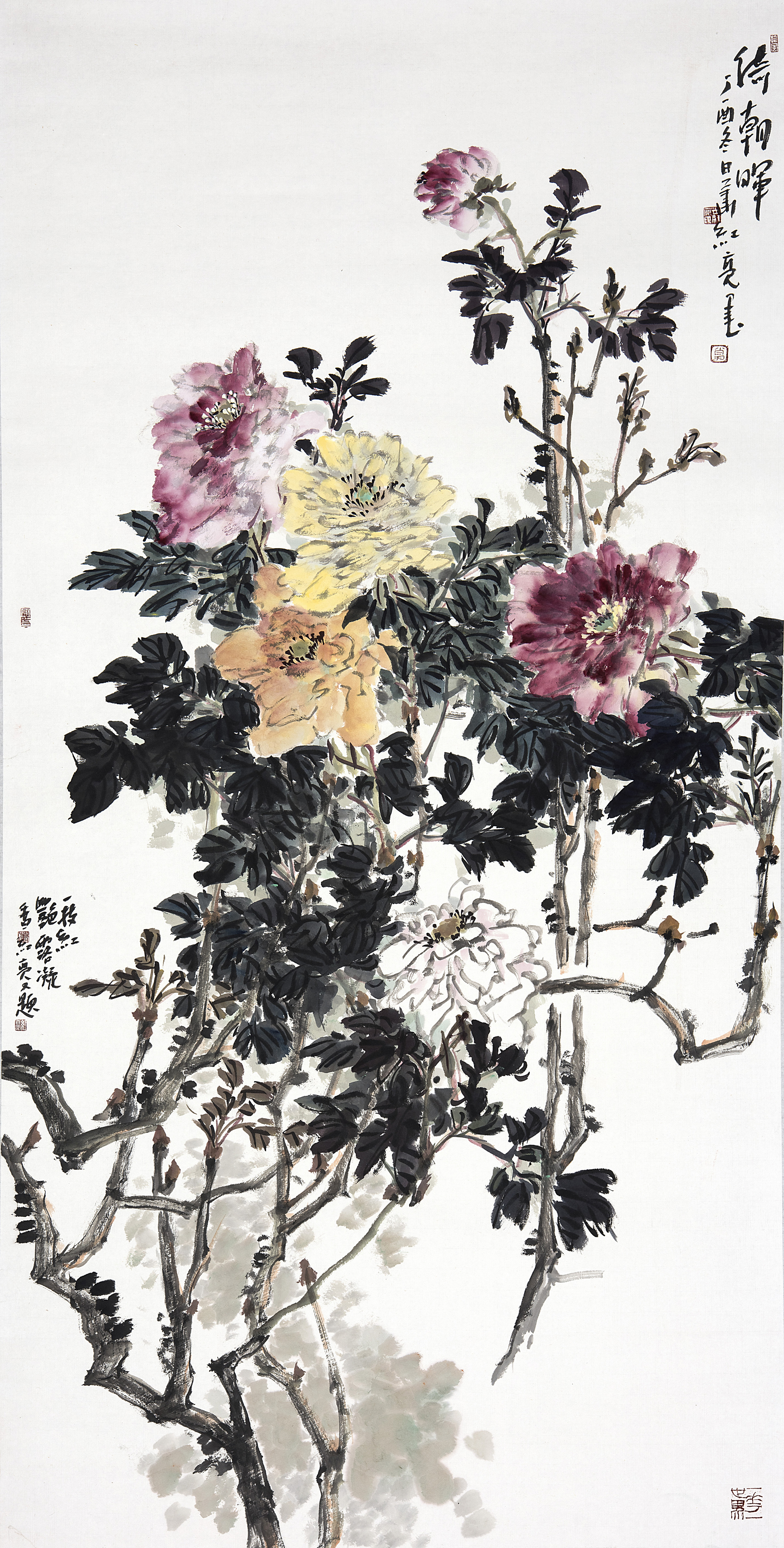 有画说｜赏传统写意花鸟《一枝红艳露凝香》，闲聊唐宫贵妃秘史