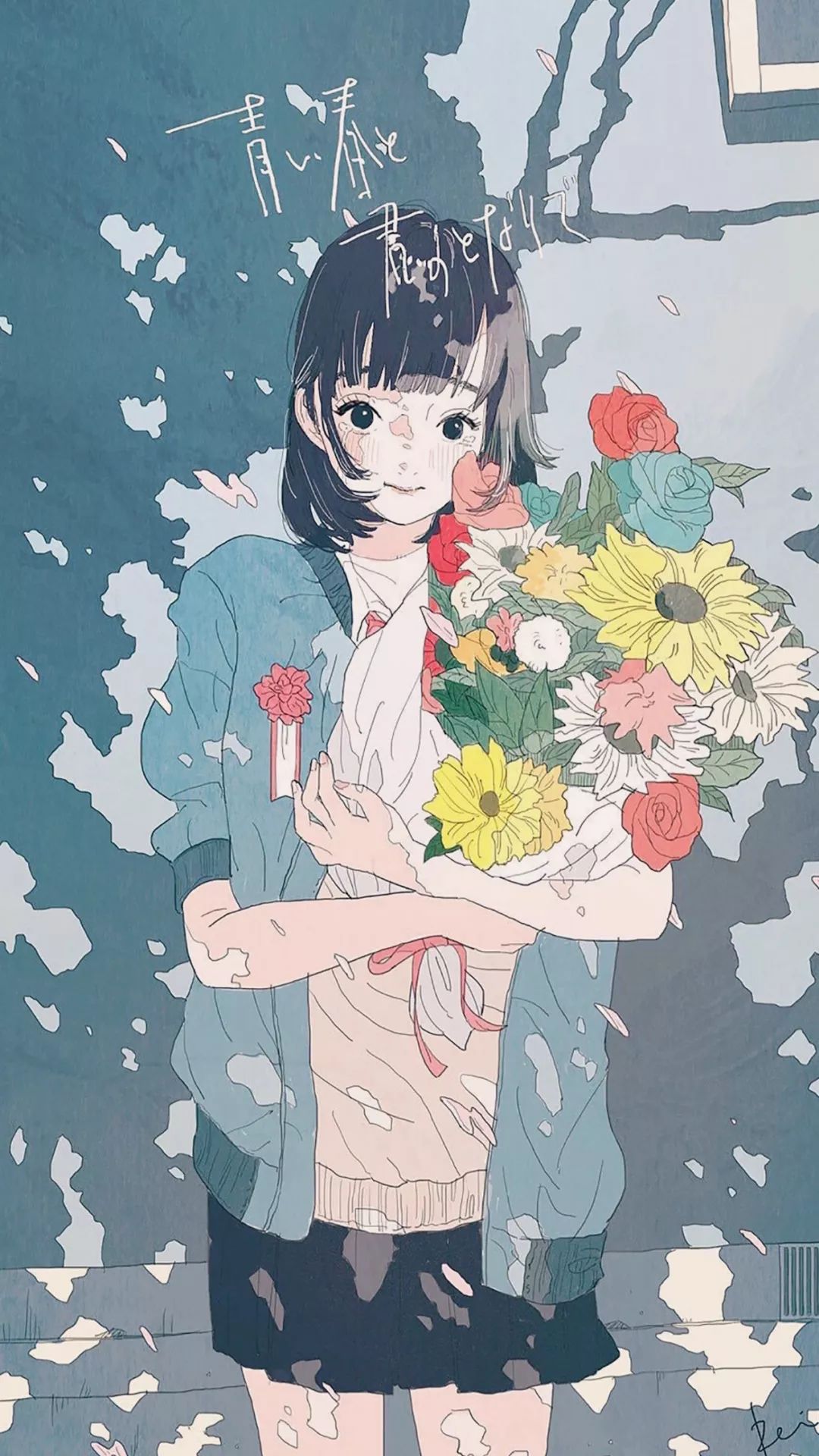 iphonexs好看的动漫壁纸,苹果xr壁纸超清图女生动漫