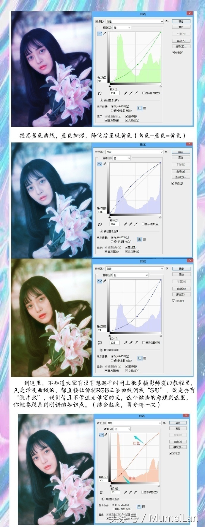 ps修图曲线工具教程,ps摄影后期曲线技术教程