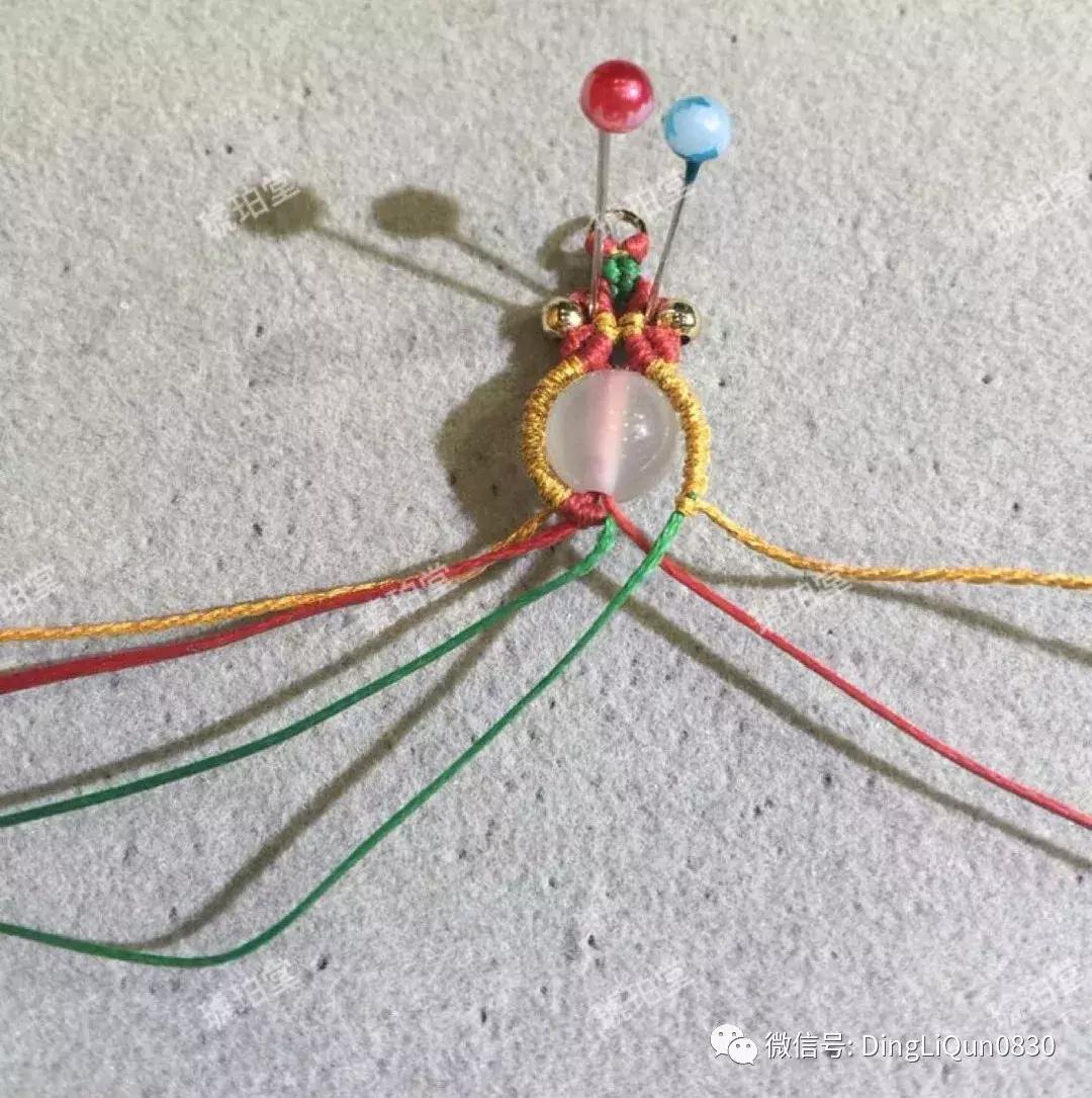 编绳教程铃铛,编绳教程防烫