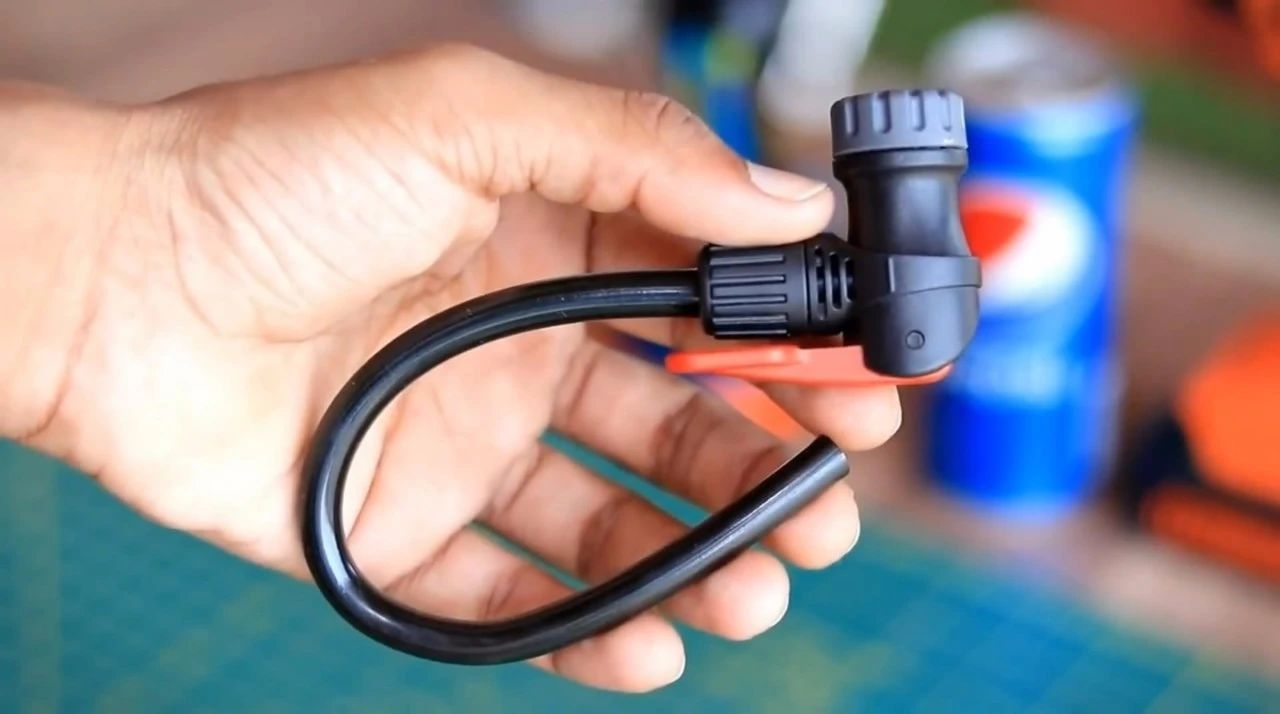 自制高压打气筒,打气筒便捷携带