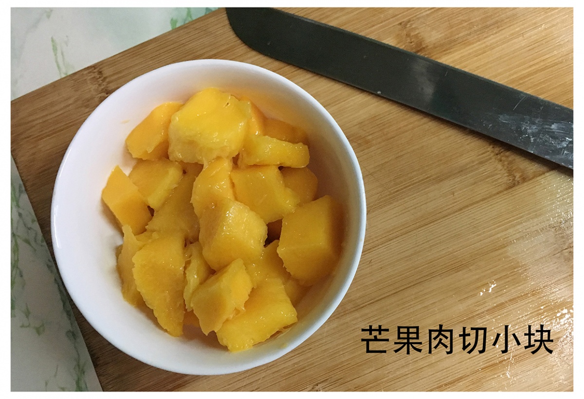 简单又好做的芒果捞,芒果西米露低成本制作方法
