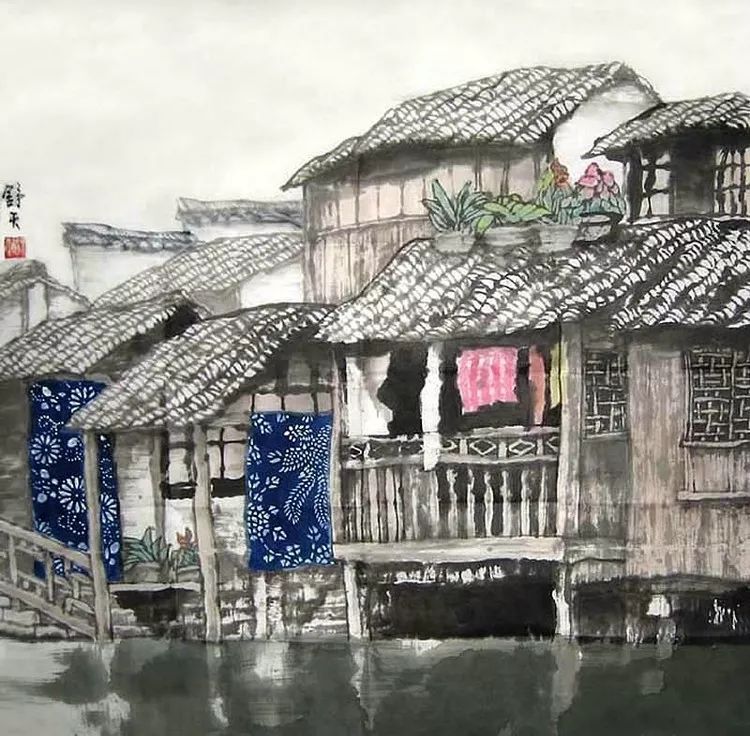 曹天舒水墨画欣赏,曹天舒水墨作品