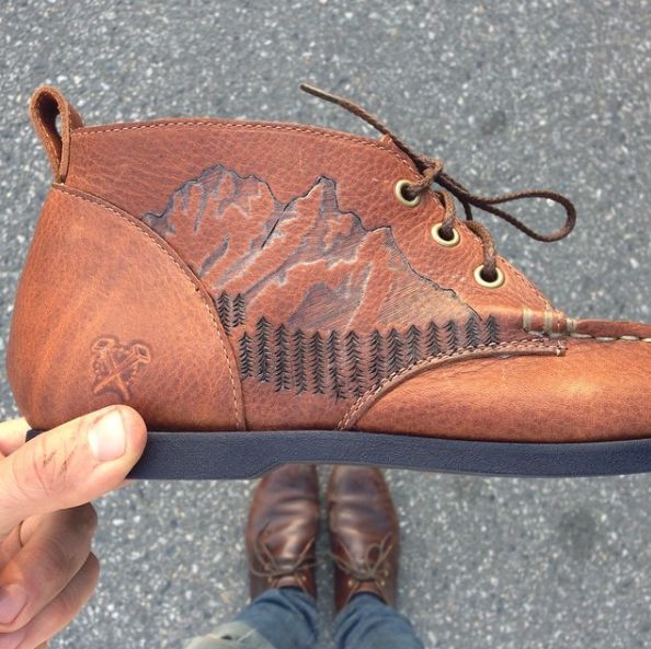 靴子纹身,纹身鞋子教程