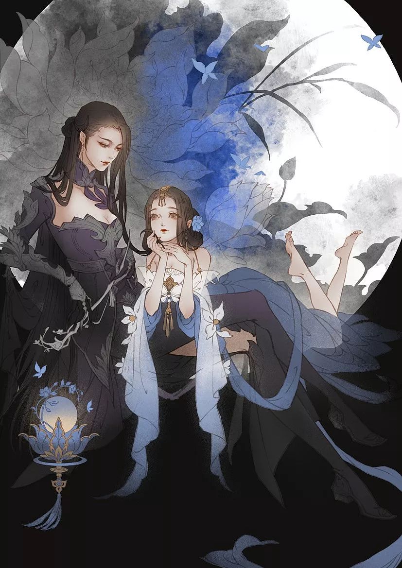 特别惊艳的古风美人画稿,惊艳古风美人手绘