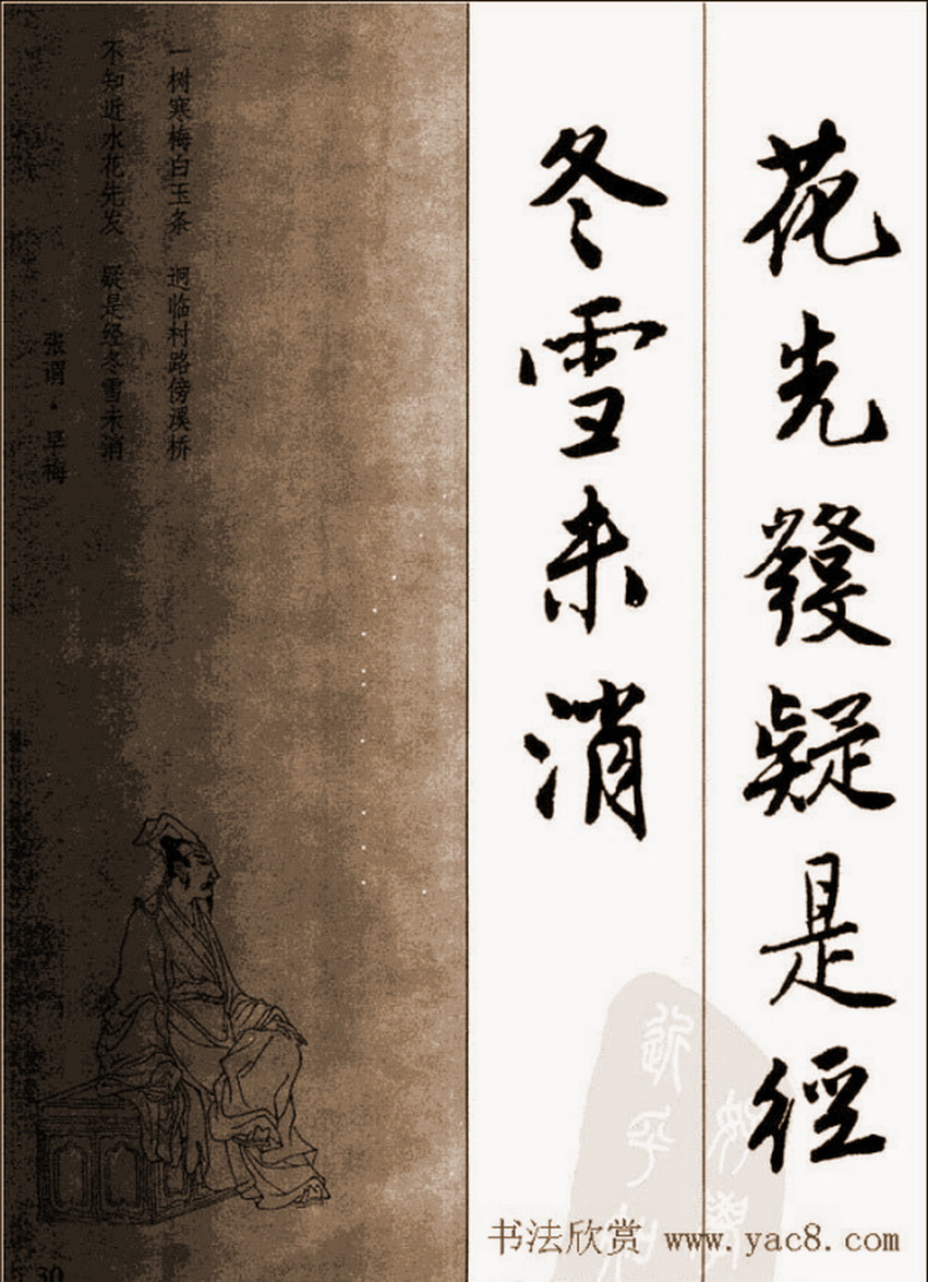 唐伯虎落花诗行书字帖,唐伯虎行书落花诗全卷本