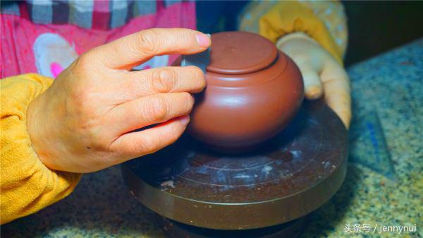 喀左原矿手工段泥南瓜紫砂壶,辽宁喀左紫砂壶和宜兴紫砂壶