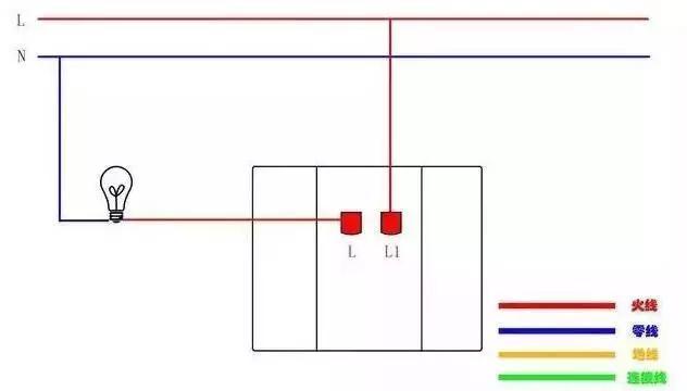 双控四灯的接法,一灯双控三控四控接线图