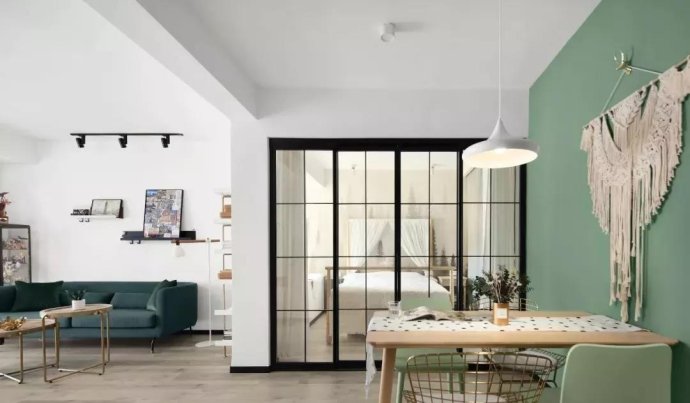 北欧82平小户型装修效果图,79平米北欧小窝