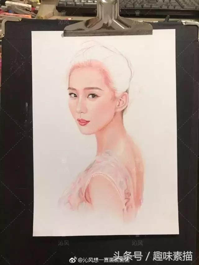 赵丽颖彩铅手绘清晰,赵丽颖彩铅画教程简单