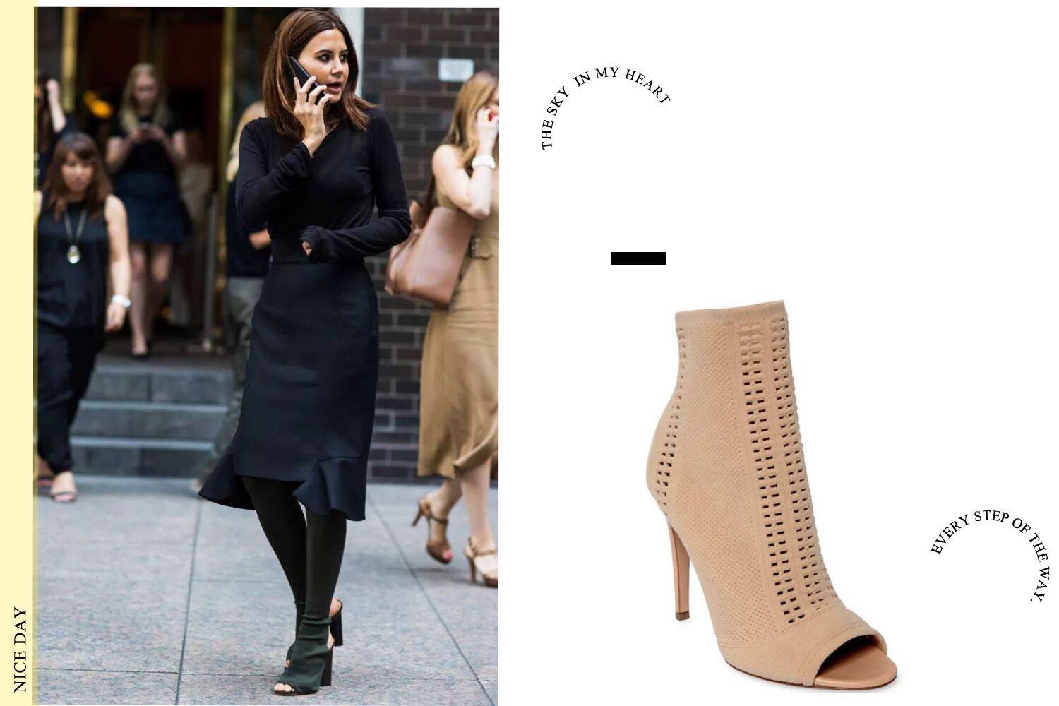 袜靴搭配示范女,长筒袜靴高级搭配