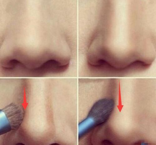 专业化妆师鼻影画法教程,御用化妆师鼻影修容教程