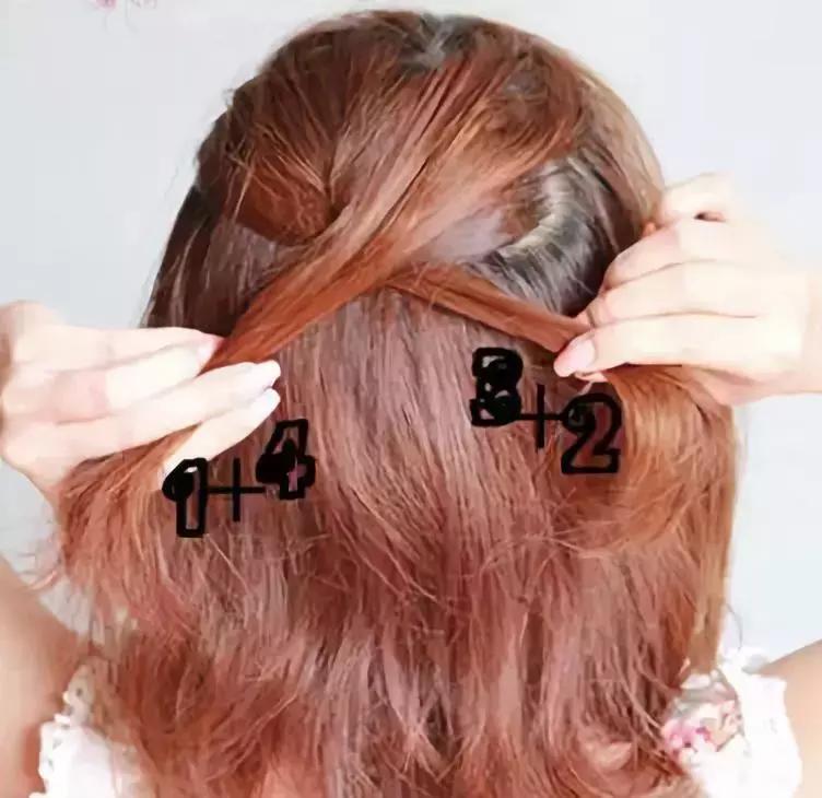 齐肩发发型扎法教程,齐肩发编发教程简单又好看