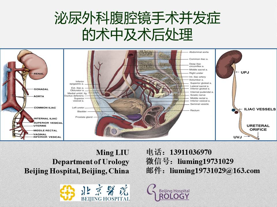 「图文+语音」刘明|泌尿外科腹腔镜手术并发症的术中及术后处理