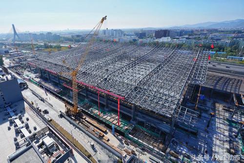 京张高铁清河站全景剧透,京张高铁清河火车站2018封顶