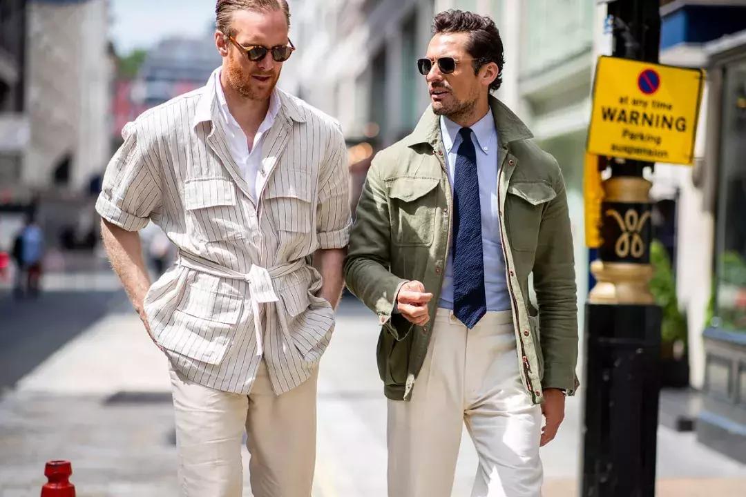 夹克衬衫领带配什么裤子,夹克领带图片大全