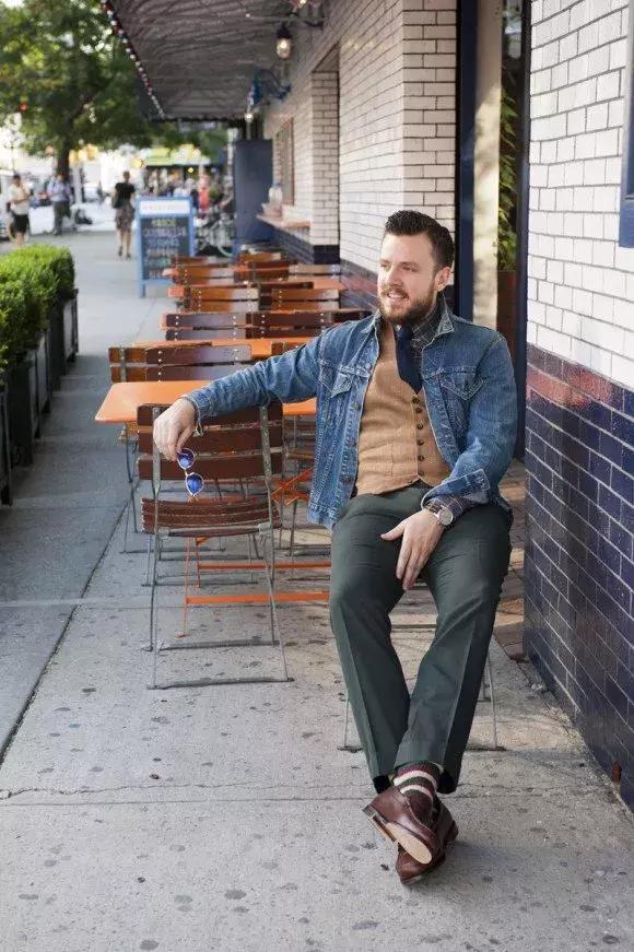 夹克衬衫领带配什么裤子,夹克领带图片大全