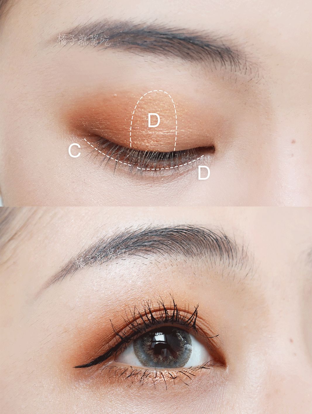 兰蔻2022圣诞16色眼影盘眼妆,novo九色眼影盘大地色眼妆教程