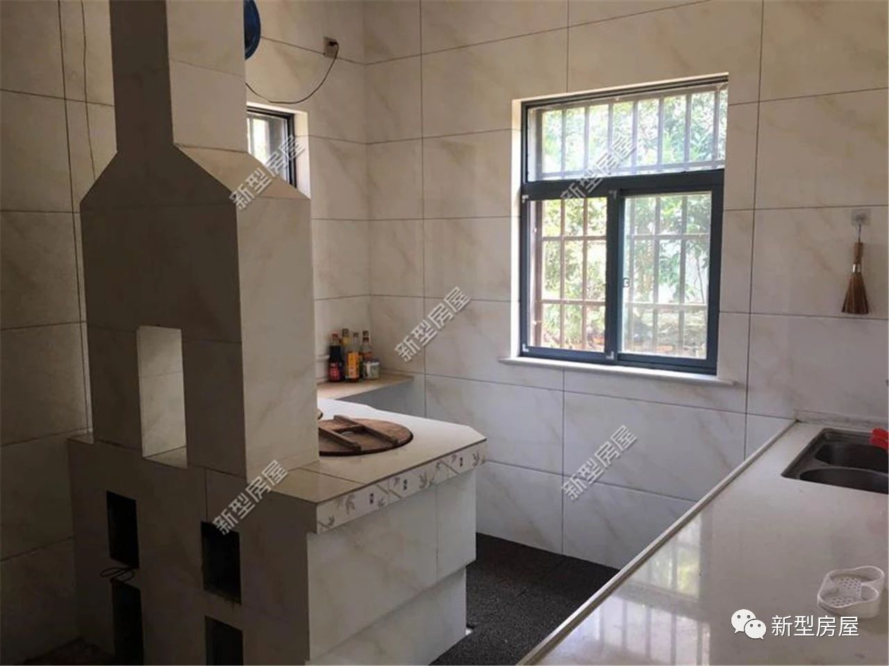 农村大叔发明自制的柴火灶,新发明无烟柴火灶全过程