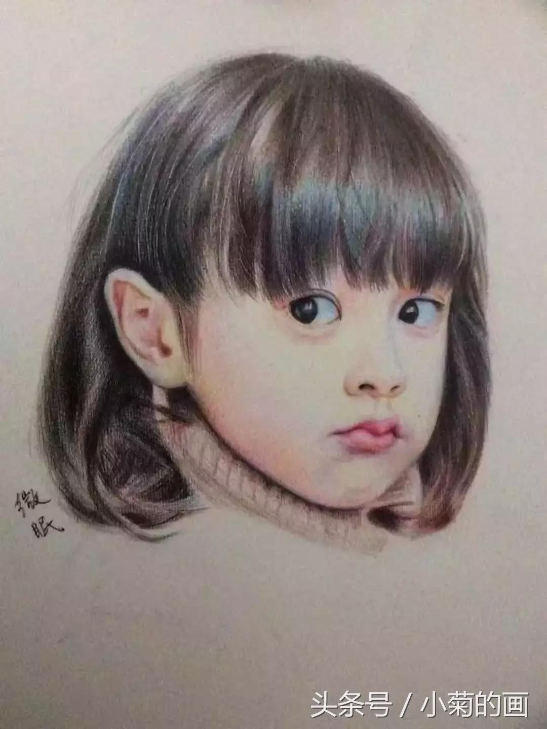 彩铅画人物怎么画逼真,彩铅怎么画人物