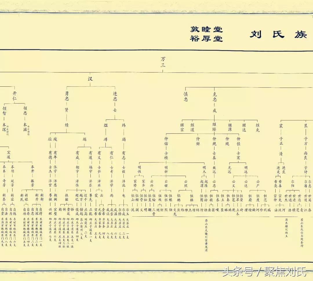 大长卷家谱世系图,家谱世系图大长卷制作